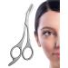 Professional Eyebrow Scissors | Curved Stainless Steel Brow Trimmer | Makeup Beauty Tool for Men & Women | Precision Eyebrow Shaping Accesories - Buy Online on GoSupps.com