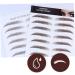 OHPHCALL 6D Hair- Eyebrows Stickers 4pcs Eyebrow Stickers Temporary Eyebrows Eyebrows Imitation Eyebrow Post Paper 6d Make up - Buy Online on GoSupps.com