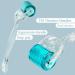Buy Derma Roller Microneedle 192 Titanium Needles - Crystal Blue Face & Beard Roller for Home Use - Buy Online on GoSupps.com