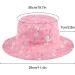 LACOFIA Toddler Baby Sun Hat | Unisex Kids Summer Bucket Hat | Wide Brim for Outdoor Swim Beach Pool | Adjustable 6-24 Months | B-Pink - Buy Online on GoSupps.com
