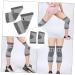 FRCOLOR 2 Pairs Warm Pads Brace | Protective Cushion Rodilleras para Gym | Sleeve Support for Men & Women | Light Grey - Buy Online on GoSupps.com