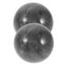 Healeved 1 set of gymnastics ball meditation manual balls Hand massage ball Handmilling Balls Hand -rolling balls Health balls Hand massage balls Tools Stress reduction metal ball Jade fitness 5x5cm As shown