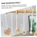 Alipis 4pcs Boho Newborn Ornament Set - Wooden Teething Rattles & Gym Pendants for Crib Decor & Playtime | Perfect Gift for Newborns - Buy Online on GoSupps.com