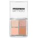 Palladio Eyeshadow Quad - Velvety Matte & Metallic Shades - Talc-Free Formula (Honey Pie) - Buy Online on GoSupps.com