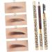 BIUDECO 4 Pcs Double Head Eyebrow Pencil Double Ended Pencil Eyebrow Makeup Double Tip Eye Brow Gel - Buy Online on GoSupps.com