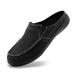 HENGNI Mens Plantar Fasciitis & Orthotic Slippers with Arch Support Flat Feet Pain Relief Size US:7-14 Black 10