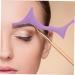 WOFASHPURET Eyebrow Shaping Stencil brow shaping template silicone makeup stencil eyebrow guide template mold eye protection Auxiliary Eyebrow Stencils 17.3x5.9cm Purple - Buy Online on GoSupps.com