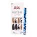 KISS Voguish Fantasy New York Gel Nails Kit - Long Length, Press-On/Glue-On, 24 Adhesive Tabs, Glue, Manicure Stick, Mini File - Buy Online on GoSupps.com