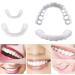 FCcassiel 2 PCS Fake Teeth Veneers Dentures for Women Men - Temporary Tooth Repair and Comfortable Dental Veneers - Protect Your Teeth and Regain Confident Smile - Multicolor - Buy Online on GoSupps.com