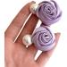 Kamonda Flower Clips Pearls Hair Claw Clip Elegant Blossom Rose Hair Accessories Hair Ornaments Exquisite Hairpin Headdress Package includes: 1x Hairpin Purple - Buy Online on GoSupps.com