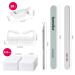 Teenitor Gel Nail Remover Kit with 10 Gel Clip Removers, Brush, Files, Buffer Block, Cuticle Peeler, Stainless Steel Tools & 115 Lint-Free Cotton Pads - Buy Online on GoSupps.com