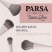 Parsa Beauty Nature Love Vegan Makeup Brush - Wheat Straw Foundation Brush for Even Application & Extra Soft Synthetic Hair - Buy Online on GoSupps.com
