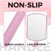 Buy Flexible Large Square Lash Mirror - 260 Rotating Portable Eye Mirror for Eyelash Extensions | Adjustable & Perfect for Lash Techs - Pink - Buy Online on GoSupps.com