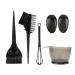 AIKUVA 6 Pcs Hair Dye Kit Brush and Bowl Set, Hair Colouring Tools Dyeing Brush with Comb for DIY Hair Colouring, Hairdressing, Salon