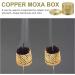 FARUTA Copper Moxa Box for Moxibustion Therapy | Portable Moxa Stick Cans | 10pcs Anti-Ash Net - Buy Internationally - Buy Online on GoSupps.com