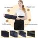 Compression Lumbar Support for Sciatic Nerve Pain Relief - XXL Black - Unisex Waist & Hip Brace for Work & Training - Buy Online on GoSupps.com