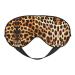 Leopard Animal Print Print Unisex Sleep Mask Double-Sided Eye Mask Ideal for Sound Sleep and Skin Care