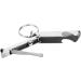 2 in 1 Small Nail Clipper with File and Chain Stainless Steel Toe Finger Nail Clippers Cutter for Handbag Or Travel for Manicures and Pedicures for Men Women Silver - Buy Online on GoSupps.com