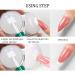 Nail Seal Stamp Silicone Stamper Heads for DIY Nail Art Decoration (2PCS, Purple & Clear) - Buy Online on GoSupps.com