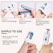 Sopito Finger Splint Set for Broken Fingers - 7PCS Finger Support Brace for Arthritis and Knuckle Immobilization in Blue - Buy Online on GoSupps.com