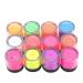12 Colors Fluorescent Nail Powder - UV Reactive Neon Pigment for Halloween Nail Art | DIY Manicure Tool - Buy Online on GoSupps.com