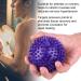 Evscan Soft Spike Yoga Massage Ball - Plastic Roller & Finger Relaxer - Foot Massage Tool for Fitness Training - Violet S - Buy Online on GoSupps.com