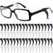 NSBELL 20 pairs of anti-slip glasses ears for children and adults sports glasses glasses holders silicone ears-for glasses sunglasses reading glasses black and transparent medium