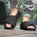 XINTU Multifunctional Adjustment Diabetic Shoes Sandals Arthritis Swollen Feet Footwear Suitable for Neuropathy Orthopaedic Fasciitis for Men Women Easy on and Off-Black||Man11 Black Man11