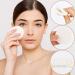 50 White Round Makeup Sponges | Dual Use Facial Powder Puffs for All Skin Types - Buy Online on GoSupps.com