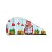 Hair Towel Wrap Hair Drying Towel with Button Towel Turban Head Towel to Dry Hair Quickly (Funny Christmas Gnome)