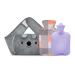 Hot Water Bag,Hot Water Bottle Rubber Warm Water Bag Pouch with Soft Waist Cover for Neck and Shoulder, Back,Hand, Legs, Waist Warm Purple