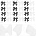 400 Pcs Bow Nail Decoration nail stickers nail stencils stamping nail art Nail Accessory DIY Manicure Tips oration bow nail art stickers black streamers crafts resin classic 3d 0.6X0.6X0.3CMx4pcs Assorted Colorx4pcs - Buy Online on GoSupps.com