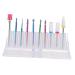 POPETPOP 1 nail polish set nail drill bits nails kits nail grinding head nail file manicure tool electric nail drill nail kit nail bit Nail Drill Grinding Tool Nail supplies Metal colorful