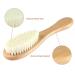 Baby Hair Brush and Comb Set (4-Piece) for Newborn | Wooden Beechwood Brush, Airbag & Silicone Brush | Prevent Cradle Cap | Ideal Registry Gift - Buy Online on GoSupps.com