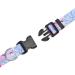 Suredoo Adjustable Dog Collar - Soft Nylon for Small & Medium Dogs - Purple Flowers (L 38-63 cm) - Buy Online on GoSupps.com