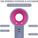 Silicone Hairdryer Case for Dyson HD01 HD03 - Travel Protective Cover in Black & Purple - Buy Online on GoSupps.com