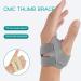 Dpofirs Thumb Brace Comfortable Thumb Stabilizer Compression Support for Joint Breathable Fit (S Size 6-10) - Grey - Buy Online on GoSupps.com