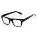 Dapper Geek-Chic Designer Fashion Reading Glasses for Youthful Men who Read in Style. Black 1.25 +1.25 Black