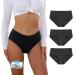 Carer 3-pack period underwear heavy bleeding periods underwear with 50 ml immediate pad comfortable pad comfortable and spout 3xl black
