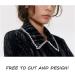 Jerler 1 Yard Rhinestone Trim - Crystal Rhinestone Chain Applique - DIY Decoration and Wedding Clothing Embellishments - Silver - 0.4 Width - Buy Online on GoSupps.com