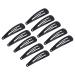 60PCS Black Metal Snap Hair Clips - 5cm Slipproof Hair Jewelry for Girls | Perfect Hair Clipping Accessories - Buy Online on GoSupps.com