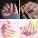 1200PCs Almond Shape Fake Nails - 12 Sizes Acrylic Nail Tips for Manicure & Nail Art - Clear & Natural Finish - Buy Online on GoSupps.com