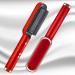 2-in-1 Hair Straightener Brush & Curler - Negative Ion Heated Comb with 5 Temp Settings | Fast Heating Anti-Scald Design (Red) - International Shipping Available - Buy Online on GoSupps.com