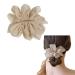 scicent Hair Clips for Women Temperament Flower Shape Hairpin French Barrette Hair Clip Daily Curling Hair Accessories for Women Girls Khaki