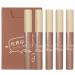 Lip Gloss Whole Bulk 5pcs Lip Glaze Set Of Lipstick Will Last Long Without Fading Long Lasting Lipstick Low Dip Cup Blushes 2ML Natural Lip Plumper One Size Pink