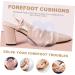 4 Pairs Forefoot Half Size Gel Insoles for Women - Metatarsal Cushion Pads Non-Slip High Heel Foot Pads - Transparent 8.5x6.7cm - Buy Online on GoSupps.com