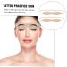 Housoutil 10pcs Eyebrow Practice Skin Faux Skin for Eyebrow Supplies Beginner Practice Skin Supply Blank 22X3X0.2CM As Shown - Buy Online on GoSupps.com