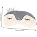 FOMIYES 3 Pcs Cartoon Eye Blindfolds - Comfortable Sleep Mask & Plush Toy - Blackout Light Eyeshade for Women - Ideal Eye Cover for Restful Sleep - Buy Online on GoSupps.com