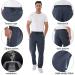 Rapoo Men's Lightweight Sweatpants with Zipper Pockets for Running & Workout - Coldgray, Large - Buy Online on GoSupps.com