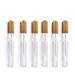 Healthcom 6ml Bamboo Lip Gloss Tubes - Refillable Plastic Balm Bottles for DIY Lipstick - Travel Size Cosmetic Containers for Women - Buy Online on GoSupps.com